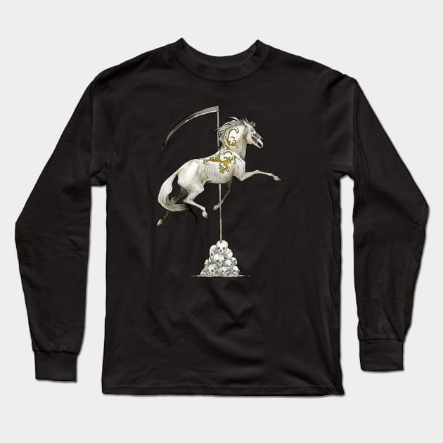 Cursed Carousel Long Sleeve T-Shirt by charamath